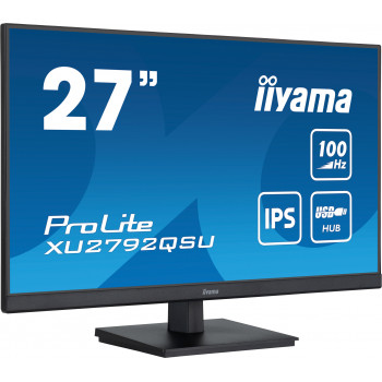 iiyama ProLite écran plat de PC 68,6 cm (27") 2560 x 1440 pixels Quad HD LED Noir