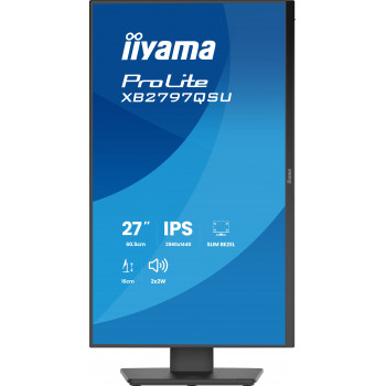 iiyama ProLite XB2797QSU-B1 écran plat de PC 68,6 cm (27") 2560 x 1440 pixels Quad HD LED Noir