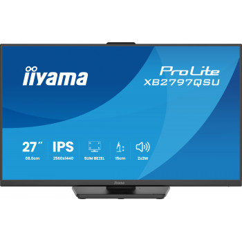 iiyama ProLite XB2797QSU-B1 écran plat de PC 68,6 cm (27") 2560 x 1440 pixels Quad HD LED Noir