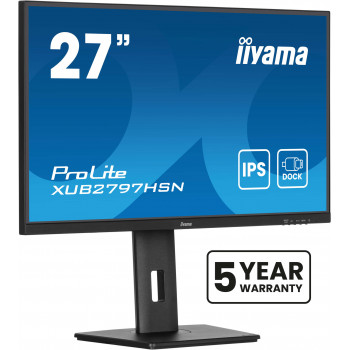 iiyama ProLite XUB2797HSN-B2 écran plat de PC 68,6 cm (27") 1920 x 1080 pixels Full HD LED Noir