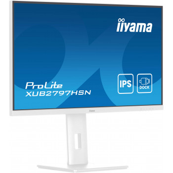 iiyama ProLite XUB2797HSN-W2 écran plat de PC 68,6 cm (27") 1920 x 1080 pixels Full HD LED Blanc