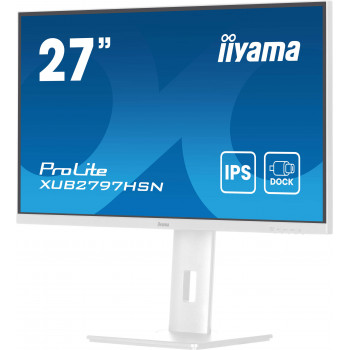 iiyama ProLite XUB2797HSN-W2 écran plat de PC 68,6 cm (27") 1920 x 1080 pixels Full HD LED Blanc