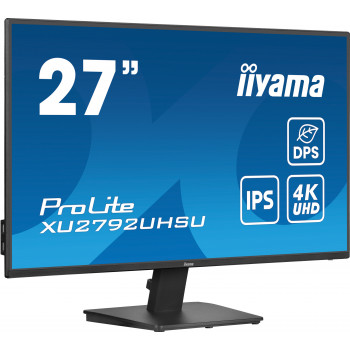 iiyama ProLite XU2792UHSU-B6 écran plat de PC 68,6 cm (27") 3840 x 2160 pixels 4K Ultra HD LED Noir