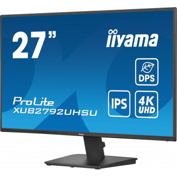iiyama ProLite XU2792UHSU-B6 écran plat de PC 68,6 cm (27") 3840 x 2160 pixels 4K Ultra HD LED Noir