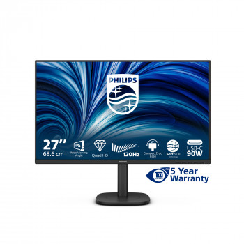 Philips 3000 series 27B2U3601 00 écran plat de PC 68,6 cm (27") 2560 x 1440 pixels Quad HD LCD Noir