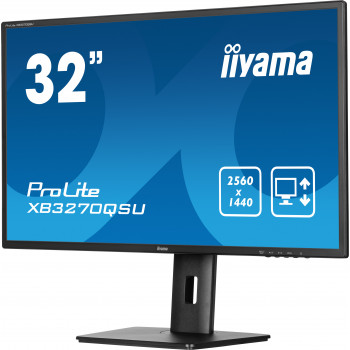 iiyama ProLite XB3270QSU-B1 écran plat de PC 80 cm (31.5") 2560 x 1440 pixels Quad HD LED Noir
