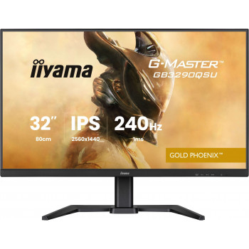 iiyama G-MASTER GB3290QSU-B1 écran plat de PC 80 cm (31.5") 2560 x 1440 pixels Quad HD LED Noir