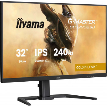 iiyama G-MASTER GB3290QSU-B1 écran plat de PC 80 cm (31.5") 2560 x 1440 pixels Quad HD LED Noir