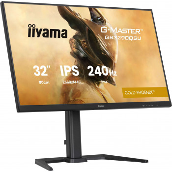 iiyama G-MASTER GB3290QSU-B1 écran plat de PC 80 cm (31.5") 2560 x 1440 pixels Quad HD LED Noir