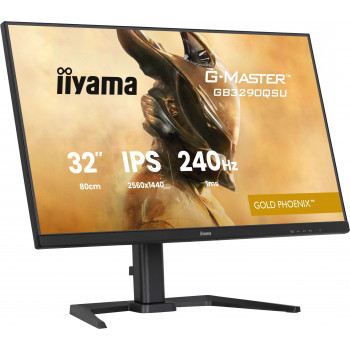 iiyama G-MASTER GB3290QSU-B1 écran plat de PC 80 cm (31.5") 2560 x 1440 pixels Quad HD LED Noir