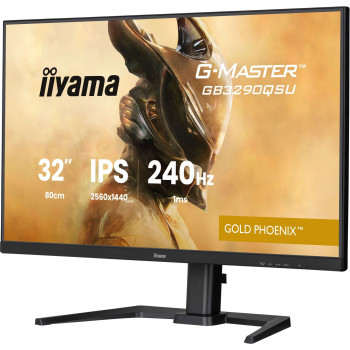 iiyama G-MASTER GB3290QSU-B1 écran plat de PC 80 cm (31.5") 2560 x 1440 pixels Quad HD LED Noir