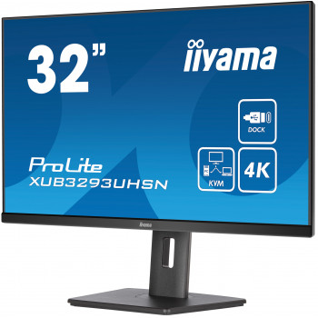 iiyama ProLite XUB3293UHSN-B5 écran plat de PC 80 cm (31.5") 3840 x 2160 pixels 4K Ultra HD LCD Noir