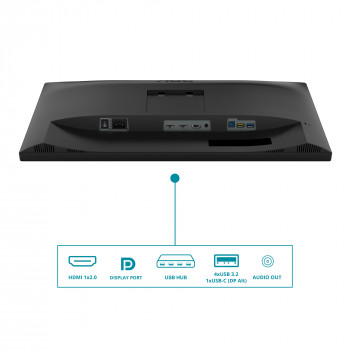 AOC V5 CU34V5C BK écran plat de PC 86,4 cm (34") 3440 x 1440 pixels Wide Quad HD LED Noir