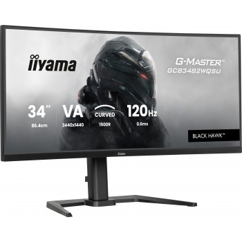 iiyama GCB3482WQSU-B1 écran plat de PC 86,4 cm (34") 3440 x 1440 pixels UltraWide Quad HD LED Noir