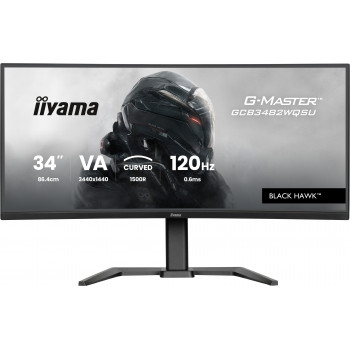 iiyama GCB3482WQSU-B1 écran plat de PC 86,4 cm (34") 3440 x 1440 pixels UltraWide Quad HD LED Noir