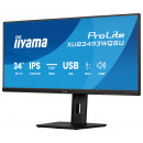 iiyama ProLite XUB3493WQSU-B6 écran plat de PC 86,4 cm (34") 3440 x 1440 pixels UltraWide Quad HD LED Noir