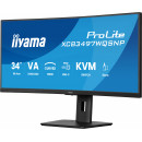 iiyama ProLite XCB3497WQSNP-B1 écran plat de PC 86,4 cm (34") 3440 x 1440 pixels UltraWide Quad HD LED Noir