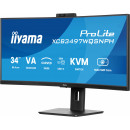 iiyama ProLite XCB3497WQSNPH-B1 écran plat de PC 86,4 cm (34") 3440 x 1440 pixels UltraWide Quad HD LED Noir