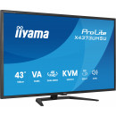 iiyama ProLite X4373UHSU-B2 écran plat de PC 108 cm (42.5") 3840 x 2160 pixels 4K Ultra HD LED Noir