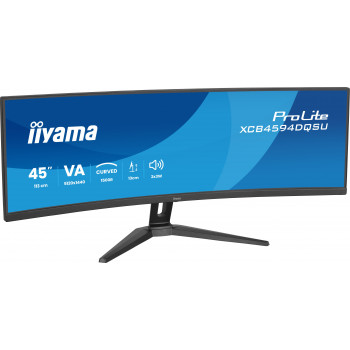 iiyama ProLite XCB4594DQSU-B1 écran plat de PC 113 cm (44.5") 5120 x 1440 pixels Dual QHD LED Noir