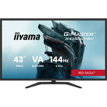 iiyama G-MASTER G4380UHSU-B2 écran plat de PC 108 cm (42.5") 3840 x 2160 pixels 4K Ultra HD LED Noir