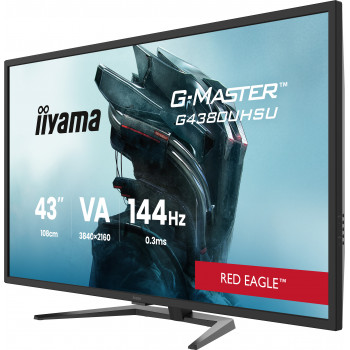 iiyama G-MASTER G4380UHSU-B2 écran plat de PC 108 cm (42.5") 3840 x 2160 pixels 4K Ultra HD LED Noir