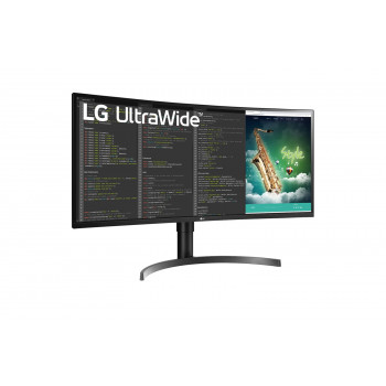 LG 35WN75CP-B écran plat de PC 88,9 cm (35") 3440 x 1440 pixels UltraWide Quad HD LED Noir
