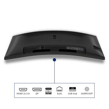 Philips 3000 series 34B2U3600C 00 écran plat de PC 86,4 cm (34") 3440 x 1440 pixels Wide Quad HD LCD Noir