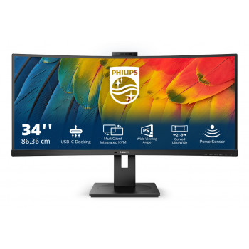 Philips 5000 series 34B1U5600CH 00 écran plat de PC 86,4 cm (34") 3440 x 1440 pixels Wide Quad HD LCD Noir