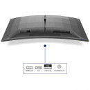 Philips Evnia 34M2C6500 00 écran plat de PC 86,4 cm (34") 3440 x 1440 pixels Wide Quad HD QD-OLED Gris