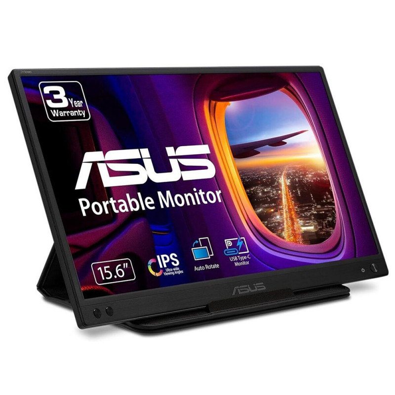 ASUS ZenScreen MB166C écran plat de PC 39,6 cm (15.6") 1920 x 1080 pixels Full HD LED Noir