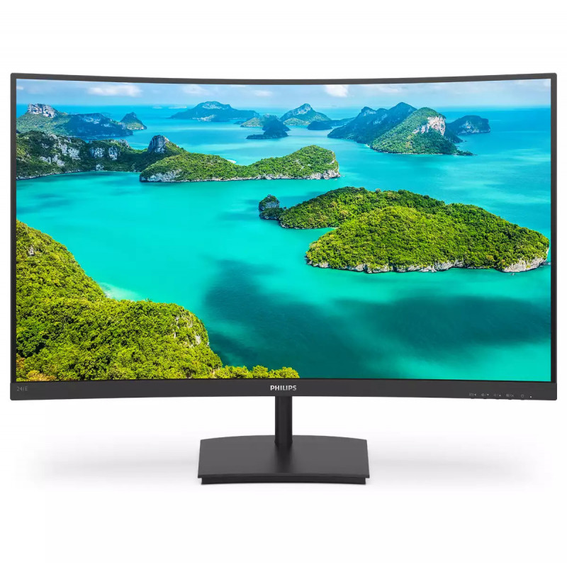 Philips E Line 241E1SC 00 écran plat de PC 59,9 cm (23.6") 1920 x 1080 pixels Full HD LED Noir