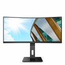 AOC P2 CU34P2A écran plat de PC 86,4 cm (34") 3440 x 1440 pixels Quad HD LED Noir