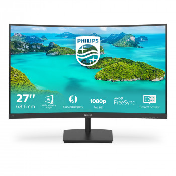 Philips E Line 271E1SCA 00 écran plat de PC 68,6 cm (27") 1920 x 1080 pixels Full HD LCD Noir