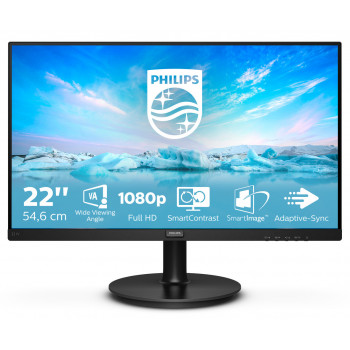Philips V Line 221V8A 00 écran plat de PC 54,6 cm (21.5") 1920 x 1080 pixels Full HD LED Noir