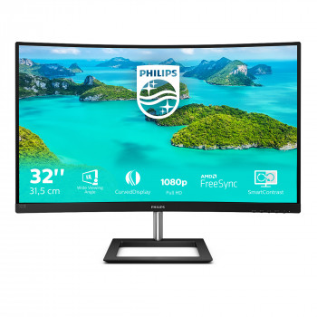 Philips E Line 322E1C 00 écran plat de PC 80 cm (31.5") 1920 x 1080 pixels Full HD LCD Noir