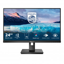 Philips S Line 242S1AE 00 écran plat de PC 60,5 cm (23.8") 1920 x 1080 pixels Full HD LED Noir