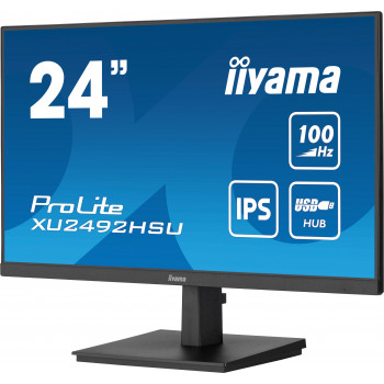 iiyama ProLite XU2492HSU-B6 écran plat de PC 60,5 cm (23.8") 1920 x 1080 pixels Full HD LED Noir