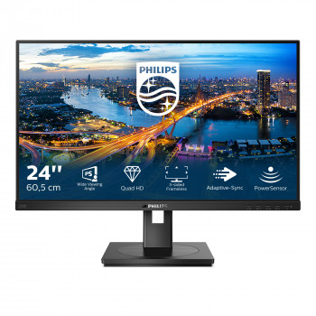 Philips B Line 245B1 00 écran plat de PC 60,5 cm (23.8") 2560 x 1440 pixels Quad HD LED Noir