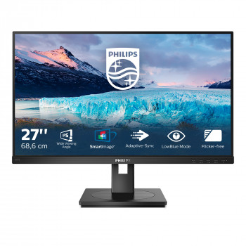 Philips S Line 272S1AE 00 écran plat de PC 68,6 cm (27") 1920 x 1080 pixels Full HD LCD Noir