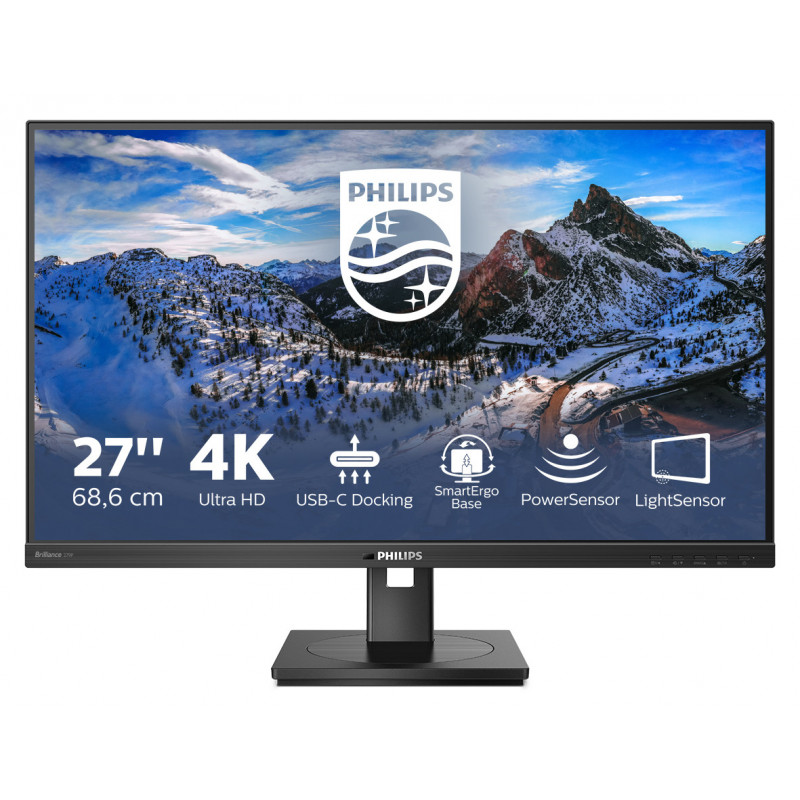 Philips 279P1 00 écran plat de PC 68,6 cm (27") 3840 x 2160 pixels 4K Ultra HD LED Noir