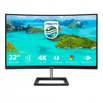 Philips E Line 328E1CA 00 écran plat de PC 80 cm (31.5") 3840 x 2160 pixels 4K Ultra HD LCD Noir