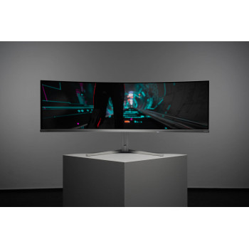 Philips Evnia 8000 49M2C8900 00 écran plat de PC 124,2 cm (48.9") 5120 x 1440 pixels Dual QHD QD-OLED Blanc