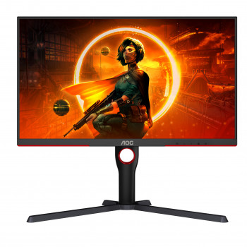 AOC G3 Q27G3XMN BK écran plat de PC 68,6 cm (27") 2560 x 1440 pixels 2K Ultra HD LED Noir, Rouge