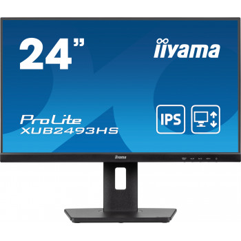 iiyama ProLite XUB2493HS-B6 écran plat de PC 60,5 cm (23.8") 1920 x 1080 pixels Full HD LED Noir