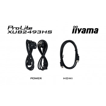 iiyama ProLite XUB2493HS-B6 écran plat de PC 60,5 cm (23.8") 1920 x 1080 pixels Full HD LED Noir