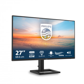 Philips 1000 series 27E1N1600AE 00 écran plat de PC 68,6 cm (27") 2560 x 1440 pixels Quad HD LCD Noir