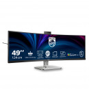 Philips 49B2U6900CH 00 écran plat de PC 124 cm (48.8") 5120 x 1440 pixels Dual QHD LCD Noir