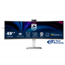 Philips 49B2U6900CH 00 écran plat de PC 124 cm (48.8") 5120 x 1440 pixels Dual QHD LCD Noir