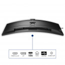 Philips 49B2U6900CH 00 écran plat de PC 124 cm (48.8") 5120 x 1440 pixels Dual QHD LCD Noir